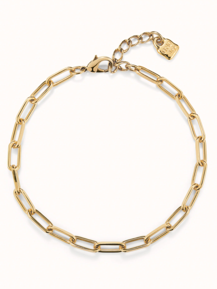 UNO de 50 Short oval link chain necklace
