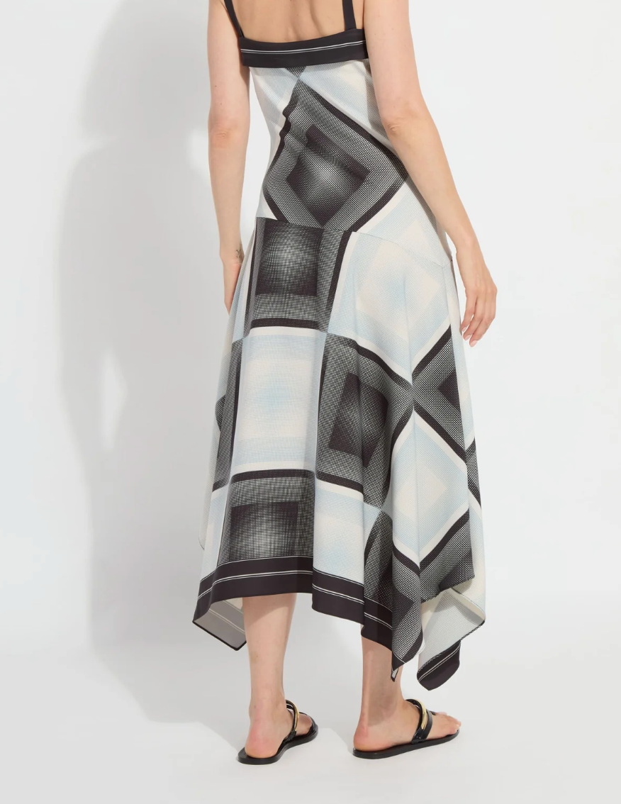 LYSEE SARAI HANDKERCHIEF ASYMMETRIC DRESS