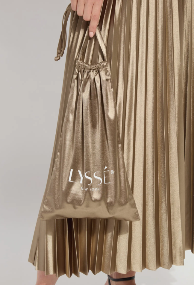 LYSSE Nina Pleated Midi Skirt