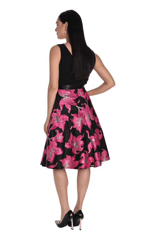 Frank Lyman Fit & Flare Dress W Floral Skirt