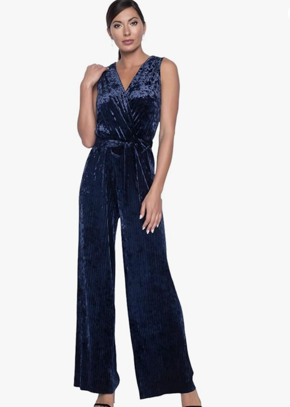 Frank Lyman Velvet Jumpsuit