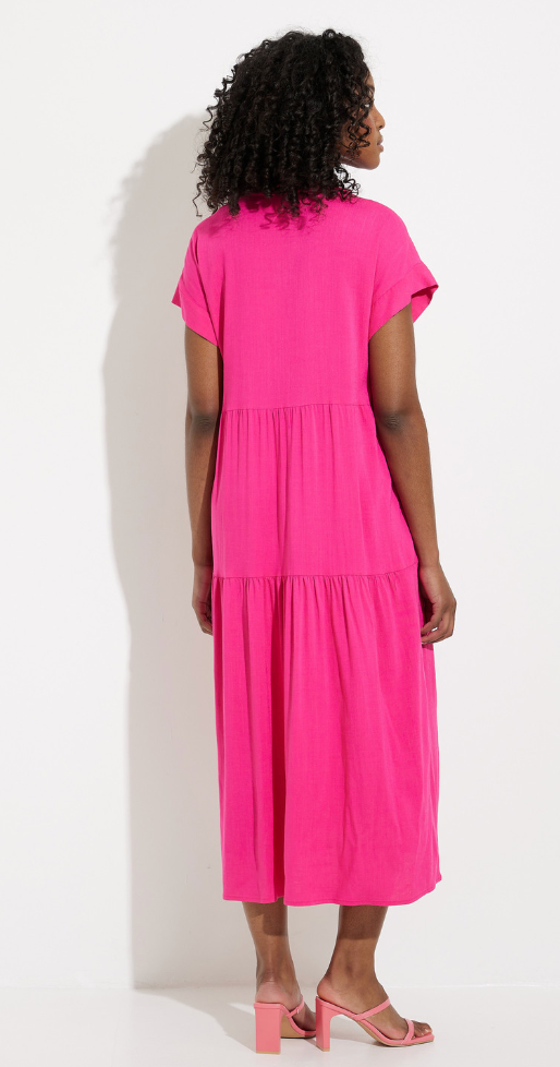 Jospeh Ribkoff Stand Collar Shirt Dress