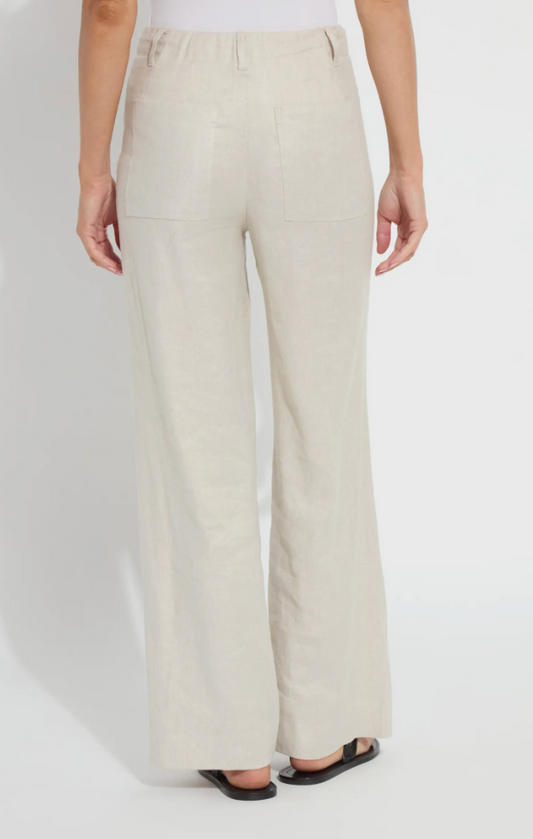 Lysse wide leg linen pant