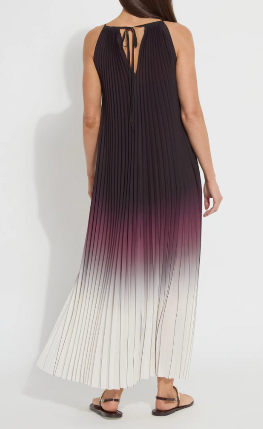 LYSSE Lorena Pleated Chiffon Dress