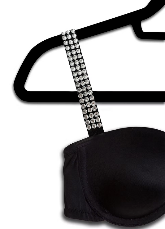 Strap It’s Bra with Grande Clear Crystals
