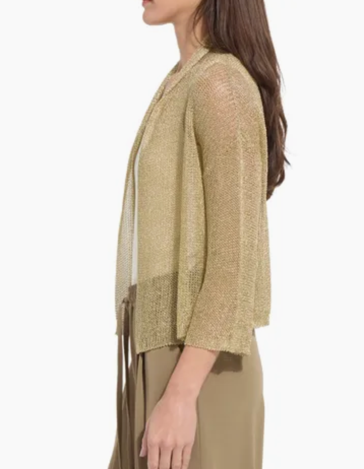 LYSSE Oriana Metallic Shrug