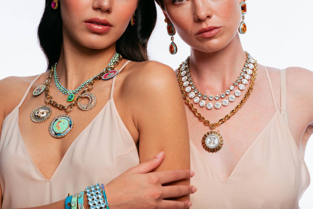 Tova The Sofia Necklace in White Matt
