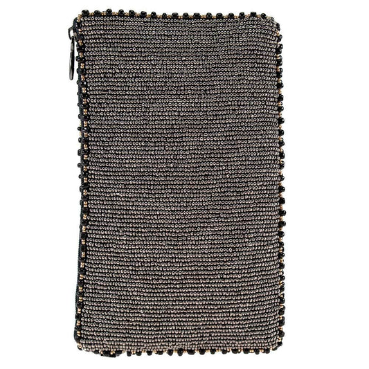 Mary Frances Accessories - Bee Awesome Beaded Bumble Bees Crossbody Phone Bag