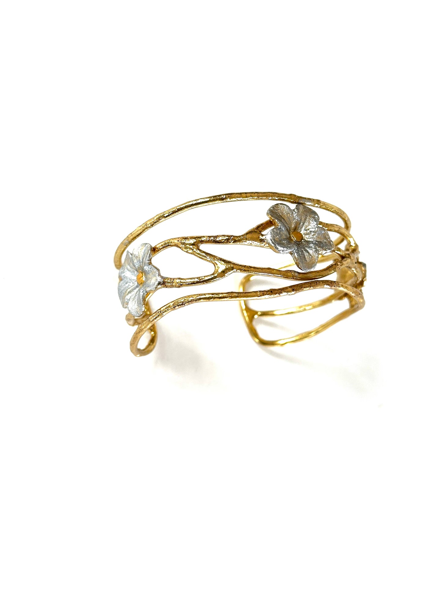 CV Designs - Small flower cuff-cvbfls-BEST SELLER