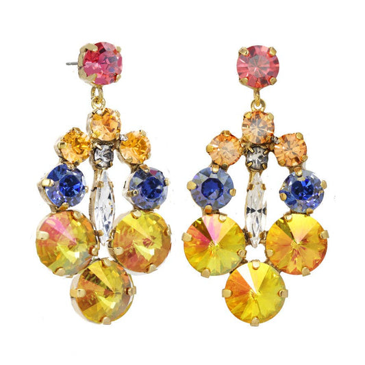 TOVA Leonie Earrings in Watermelon