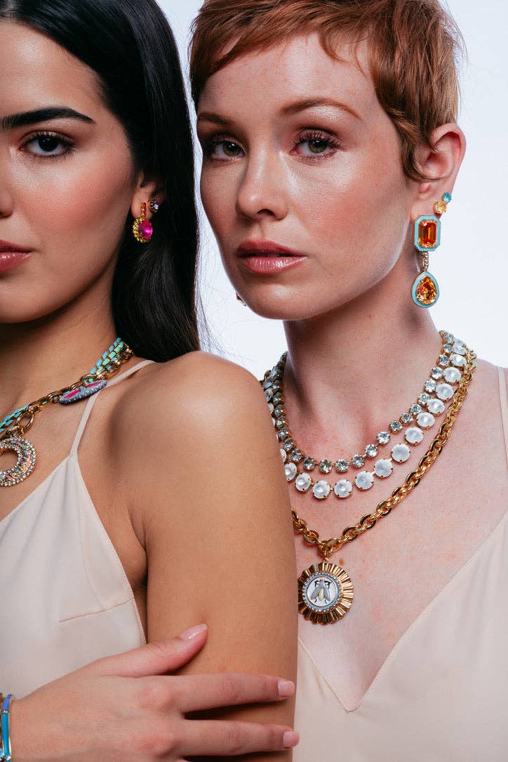 Tova The Sofia Necklace in White Matt