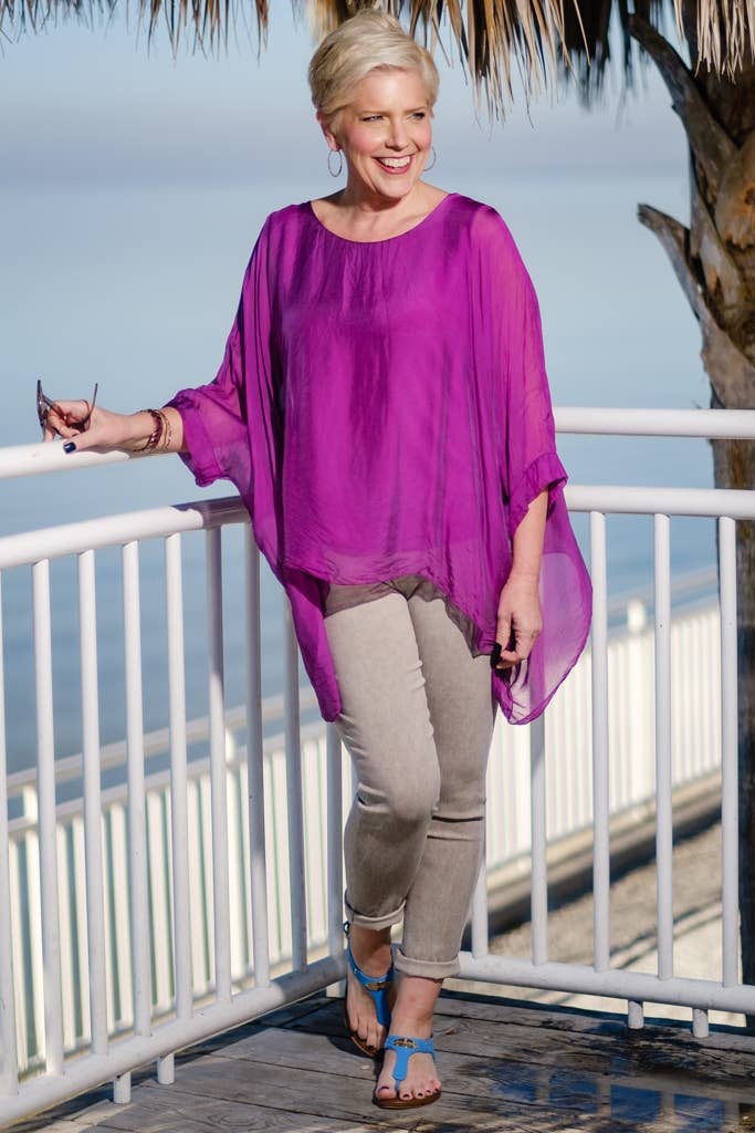 Sofia Silk Kaftan (BQ201)