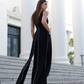 Black Crepe Jumpsuit