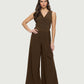 Last Tango Surplice Jumpsuit With Tie Waist