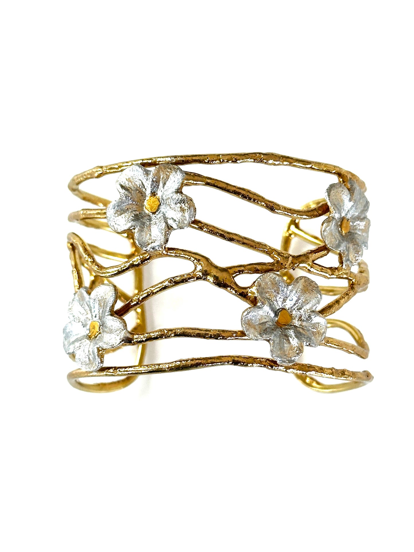 CV Designs - Large flower cuff-cvbfl-Best Seller