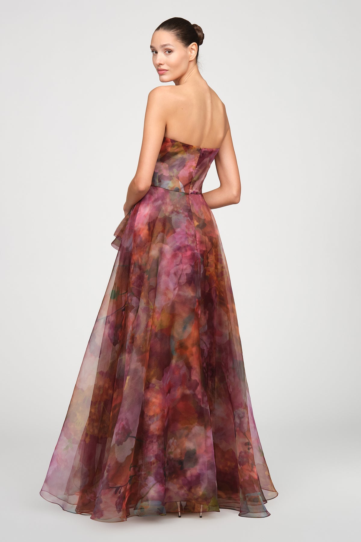 Theia Couture Fahreta Strapless Gown