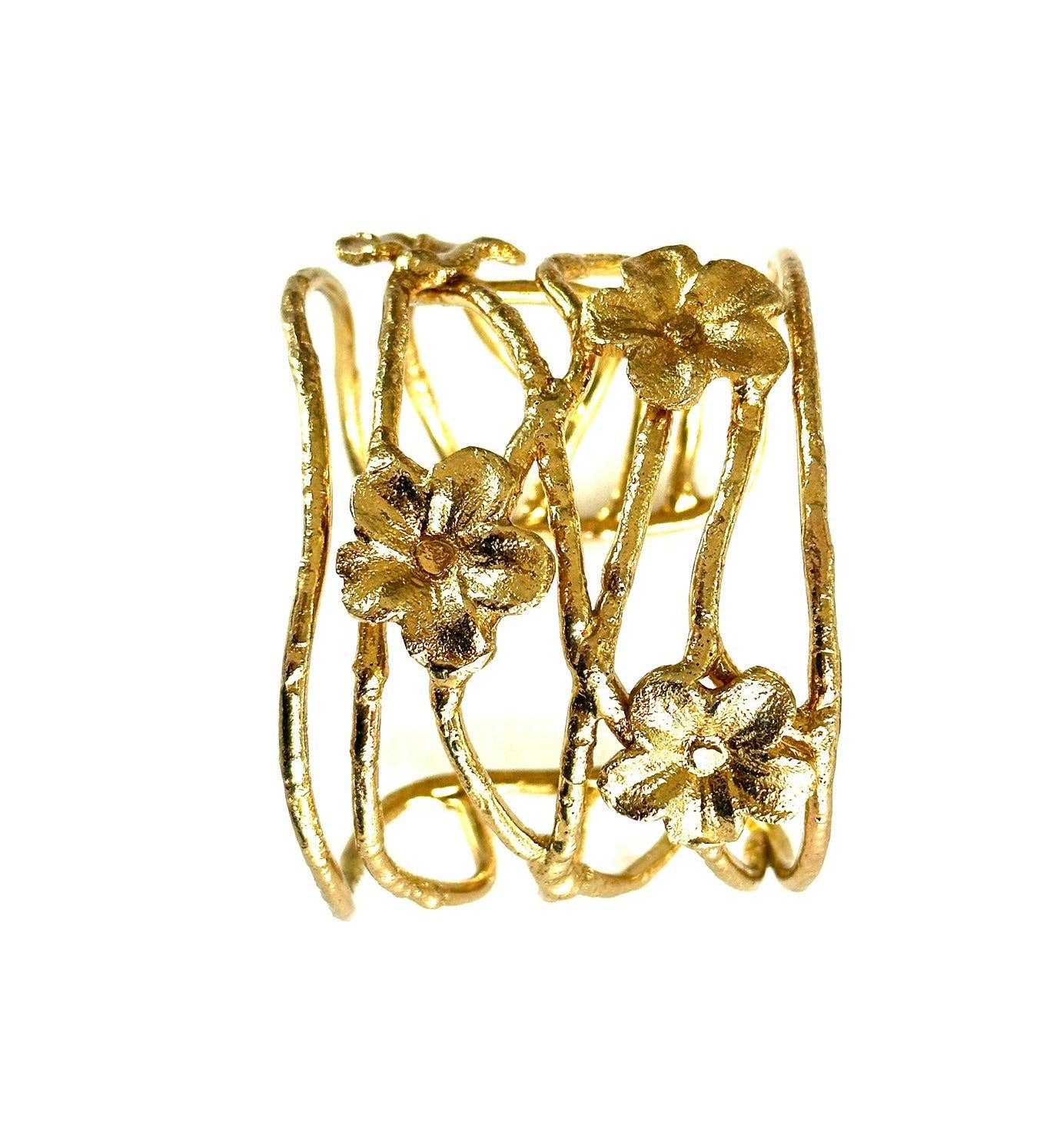 CV Designs - Large flower cuff-cvbfl-Best Seller