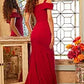 Jovani Off the Shoulder Sheath Gown
