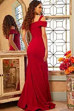 Jovani Off the Shoulder Sheath Gown
