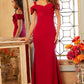 Jovani Off the Shoulder Sheath Gown