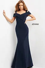 Jovani Off the Shoulder Sheath Gown