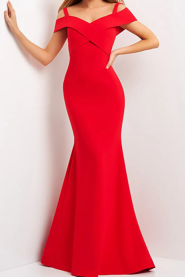 Jovani Off the Shoulder Sheath Gown