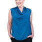 Sarita Silk Drape Neck Top (BT212)