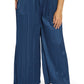 LYSSE Packable Pleated Wide Leg Satin Pants