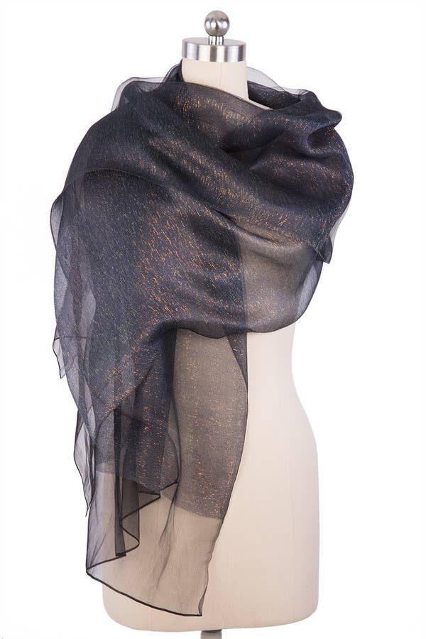 SAACHI - Sparkle Sheer Social Wrap Scarf