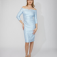Frank Lyman Floral Off-shoulder Sheath Dress Style 268234