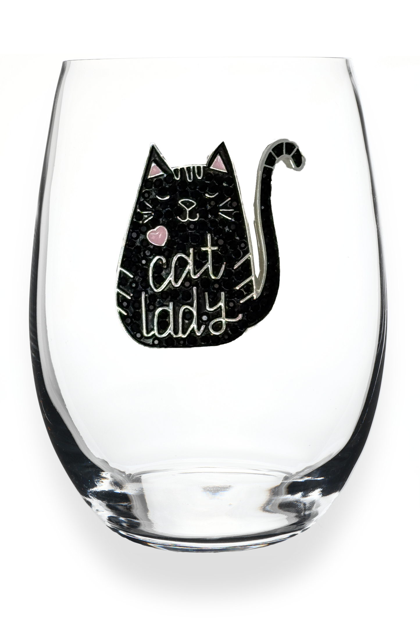 The Queens' Jewels® - Cat Lady Stemless Wine Glass
