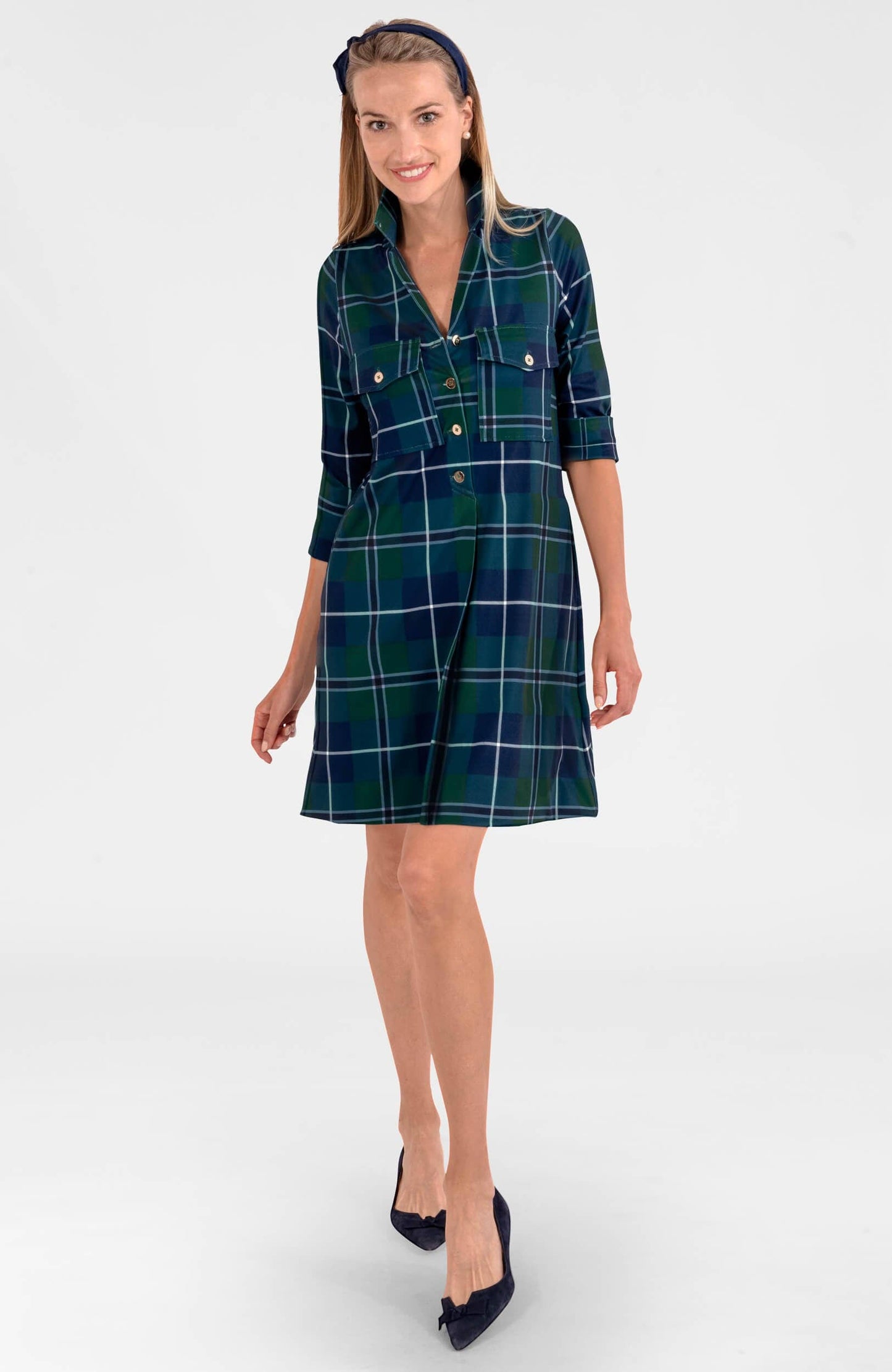 Alli Dress - Melville Tartan