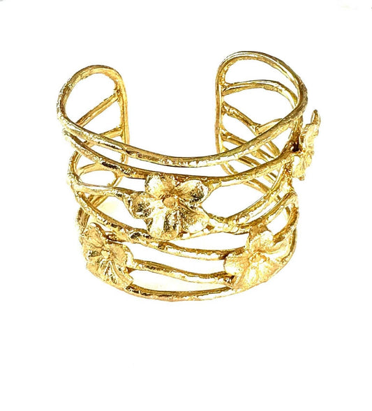 CV Designs - Large flower cuff-cvbfl-Best Seller