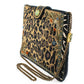 Mary Francis Untamed Beaded Animal Print Crossbody Handbag