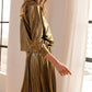 Jinna Stretch Shimmering Pleated Skirt