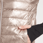 The St Ives | Down Vest Metallic Gold