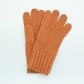 Cashmere gloves with wide rib cuff
