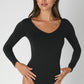 NIKIBIKI Jersey V Neck LS Bodysuit
