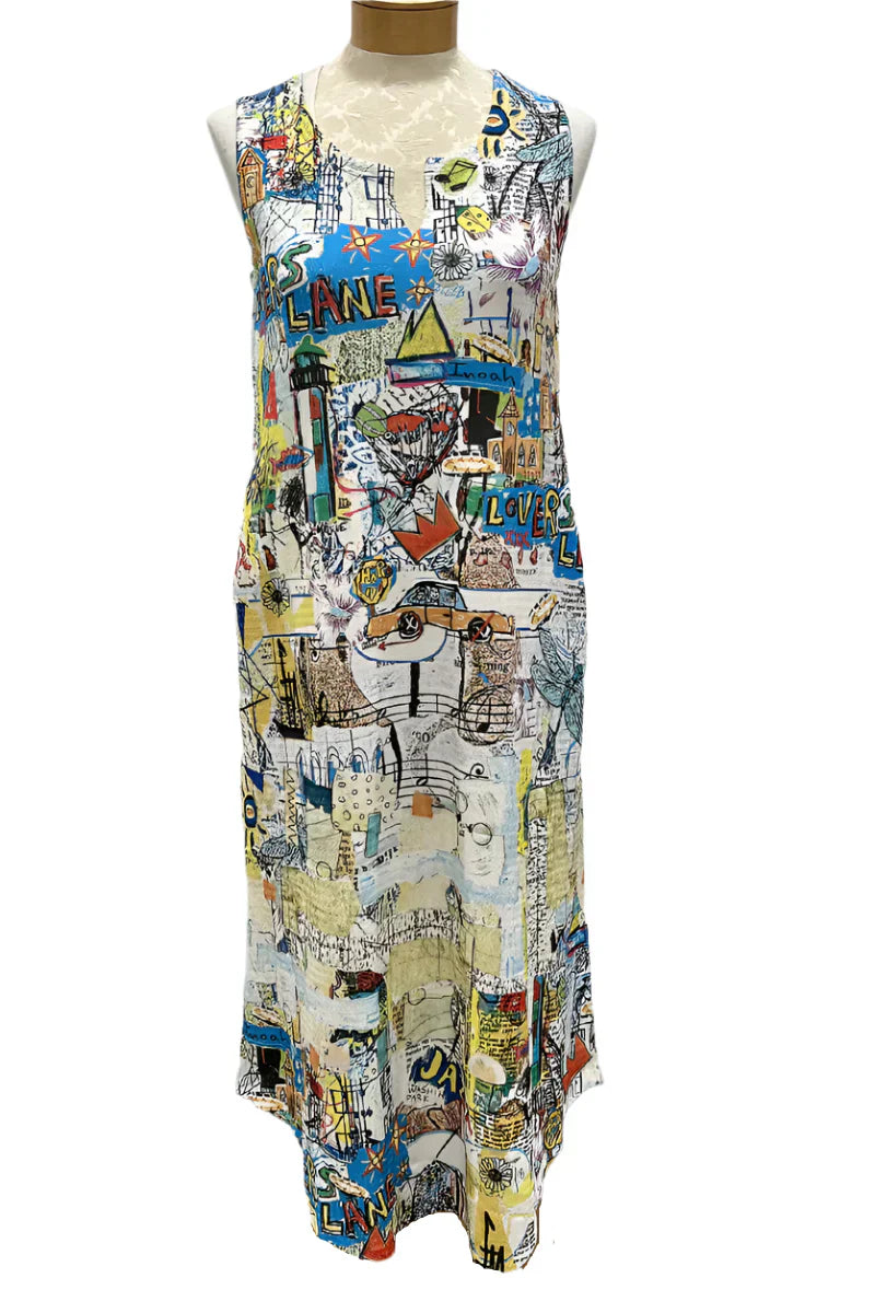 Inoah Sleeveless Knit Dress