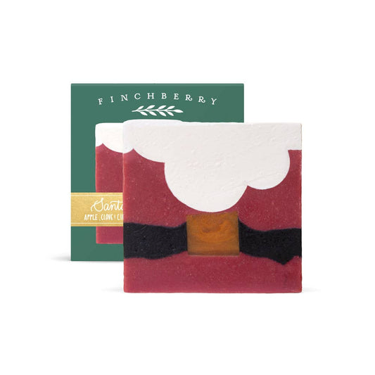 Finchberry Santa Stocking Stuffer Vegan-Friendly Holiday Boxed Soap