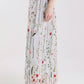 TINA Stephens Italy/Tees By Tina - Sable Garden Silk Skirt (SL202G)