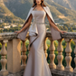Terani Couture Asymmetric One-Shoulder Mikado Mermaid Gown