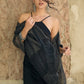 SAACHI - Star Gazer Wool Blend Sparkle Silk Scarf