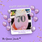 The Queens' Jewels® - 70th Birthday Stemless Wine Glass