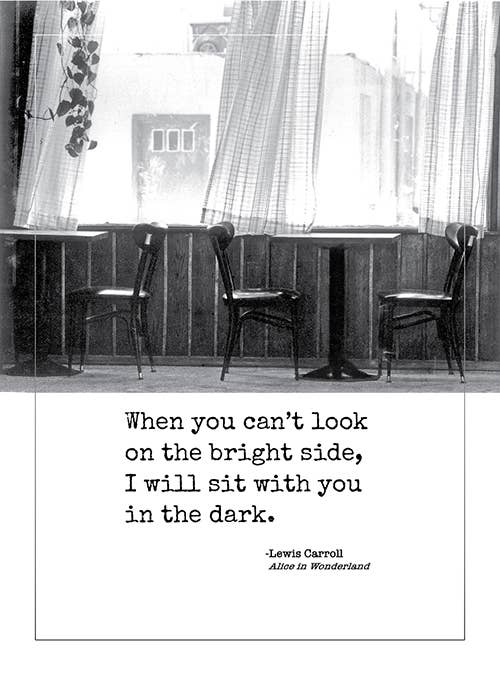 Bonair Daydreams - 661TOY: When you can't look on the bright side, I will sit w