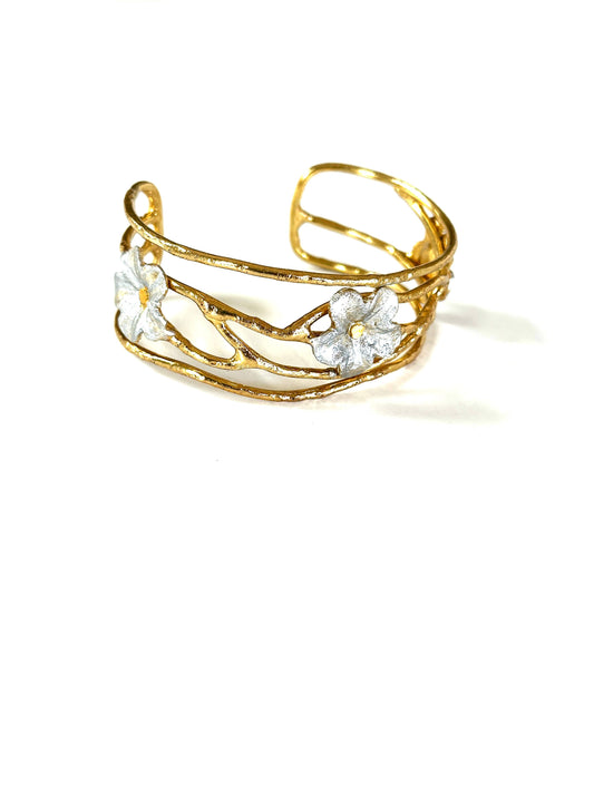 CV Designs - Small flower cuff-cvbfls-BEST SELLER