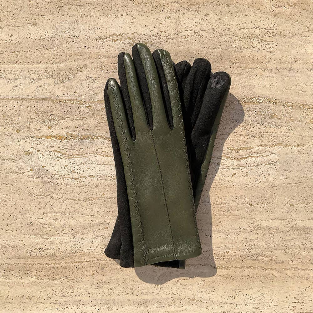 KIM Faux Leather Gloves