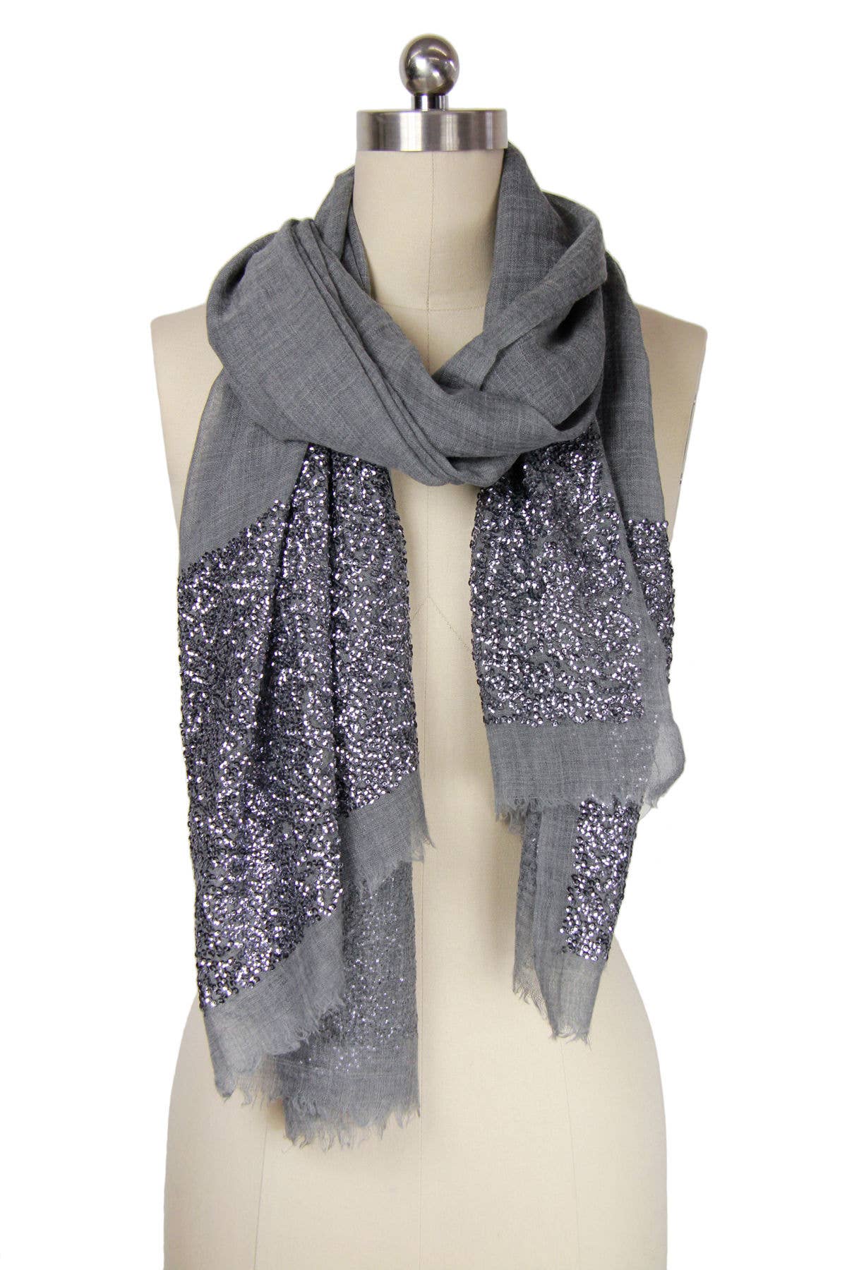 SAACHI - Sequins Wool Scarf