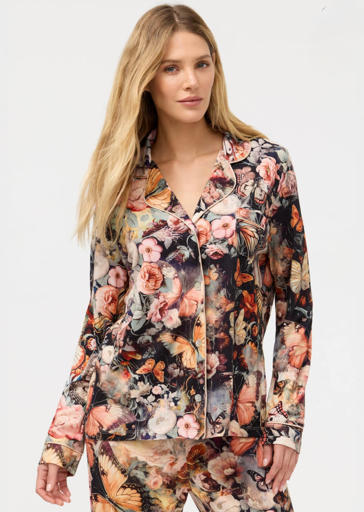 JOHNNY WAS JACLYN LONG Pajama SET