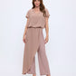 Last Tango Chiffon Overlay Jumpsuit
